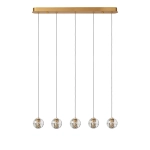 DILENKO Lampa wisząca LED Dim. 5x3,5W 2700K złoty mat / mosiądz 13497/16/02 Lucide - zdjęcie dodatkowe 1